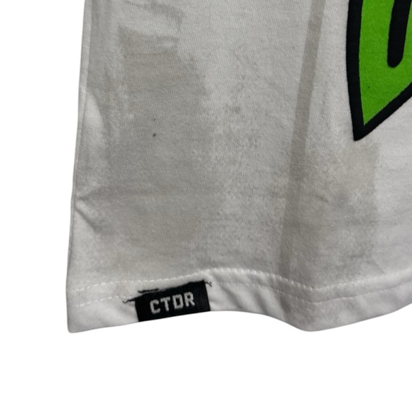 Contender Unisex Hip Hop Graphic White T-Shirt Blossom Better Days Ahead Size L - Picture 2 of 7